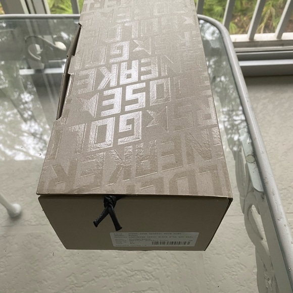 Golden Goose silver metallic black suede Star Super-Star sneakers - Picture 8 of 9